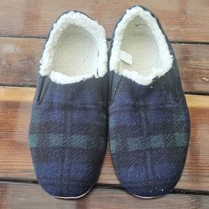 Pendleton Black Blue Wool Blend Nomad Slipper Indoor Out Casual Women Shoes S